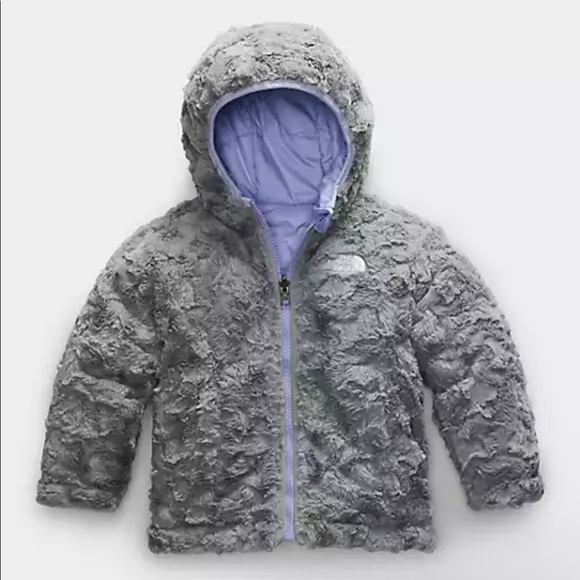 Infant North Face Reversible Mossbud Swirl Jacket - Picture 2 of 8